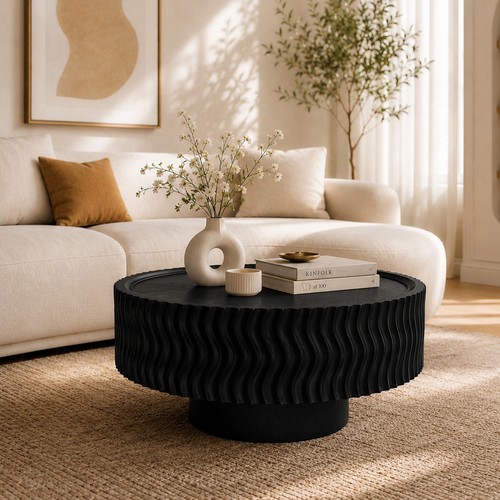 Runder couchtisch cm - couchtisch, 77